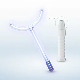 Oblúková sklenená koncovka pre kozmetický ozonizér U - Náhľad