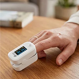 Pulzný oxymeter na prst s Bluetooth a OLED displejom FS20I  - Náhľad