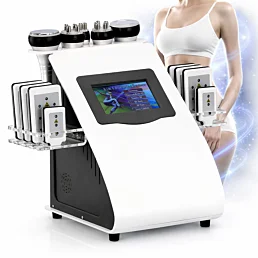 RF liposukcia 6v1 – rádiové vlny, kavitačný ultrazvuk, LED a lipolaser