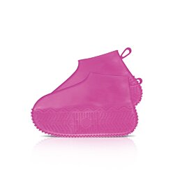 Vodeodolné návleky na tenisky silikónové elastické Raincover for Sneakers ružové S