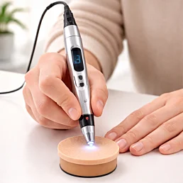 Silikónová tréningová podložka na vpichy ihiel s podstavcom - priemer 6 cm - Náhľad