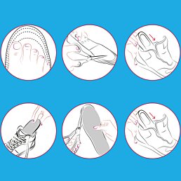 Vyvýšené vložky do topánok s penou absorbujúcou nárazy, 15 mm - Náhľad