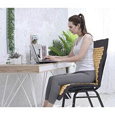 Akupresúrny set - masážna podložka + vankúšik + akupresúrna guľa, zlato čierna