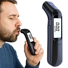 Prenosný bezkontaktný alkohol tester s USB nabíjaním