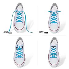 Ploché elastické šnúrky do topánok s magnetickým uzáverom Amusing Elastic Laces 100cm