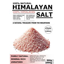 Himalájska soľ ružová jemná, 0,2-0,6 mm