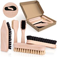 Súprava kefy na starostlivosť o koženú obuv, ShoeClinic 5v1