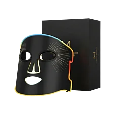 LED terapeutická maska na omladenie pleti Luxury – červené, modré a žlté svetlo