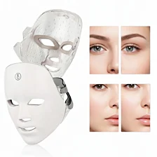 Nabíjateľná LED maska na tvár – 7-farebná fotónová terapia pre omladenie pleti