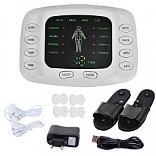 Elektrostimulátor svalov a nervov TENS/EMS – Masážny prístroj s papučami - XTK-7005