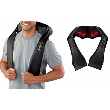 Masážny prístroj na krk, šiju a chrbát Black Shiatsu PRO s vyhrievaním