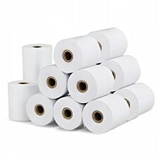 Mini tlačiareň pre deti, termotlač na papier s 15 kotúčmi a 6 fixkami - 21v1