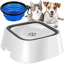 Miska na vodu s dávkovačom plus cestovná miska pre psov a mačky, No Spill Bowl, 1,5 l