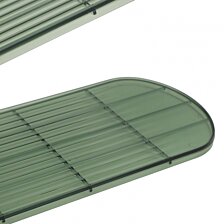 Nastaviteľný organizér na topánky Stand Green, 28 x 10 x 6 cm, zelený