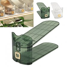 Nastaviteľný organizér na topánky Stand Green, 28 x 10 x 6 cm, zelený