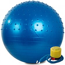 Rehabilitačná fitness lopta s pumpou, Gymball, 55 cm