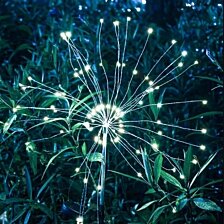 Solárna záhradná lampa Dandelion, 89 x 54 cm