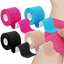 Kinezio tejpovacie pásky - 5 m x 5 cm - 4 ks