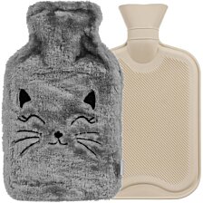 Termofor v plyšovom návleku, mačka 1800 ml