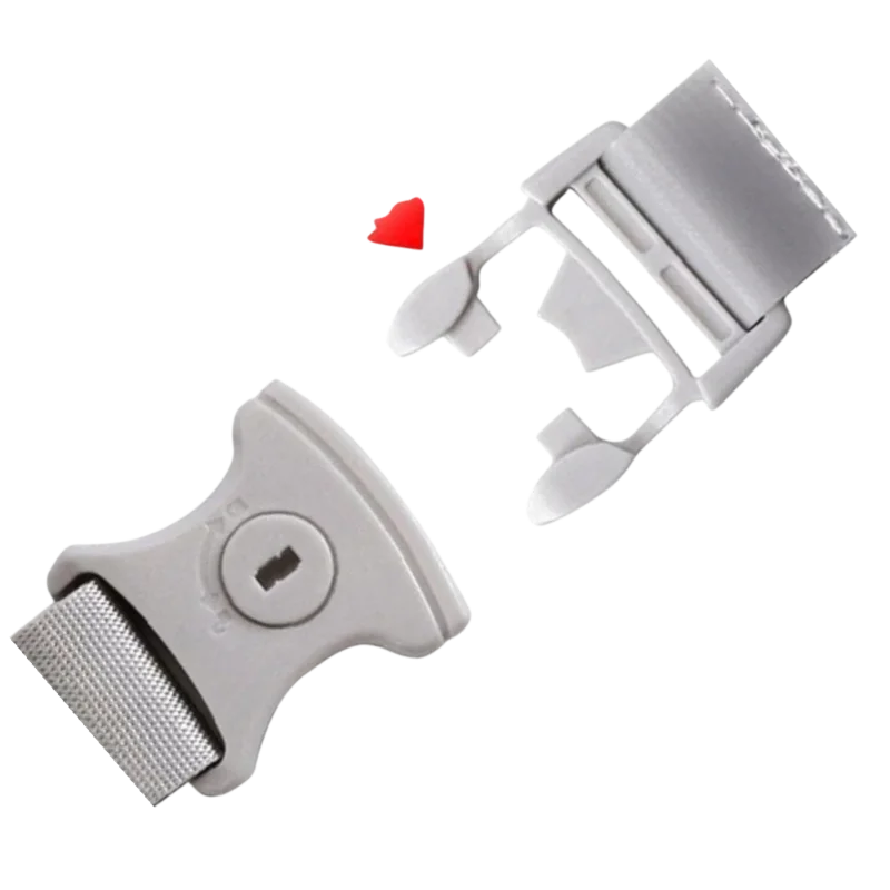 Bezpečnostný popruh pre deti s náramkom – pohľad spredu