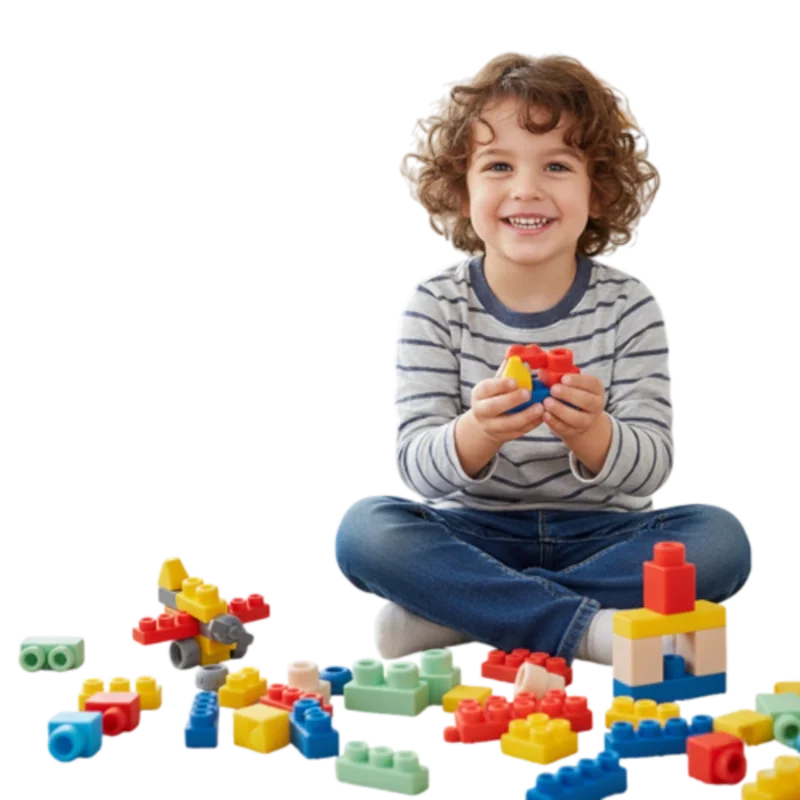 Senzorické kocky ISO TRADE – detail povrchu a farieb