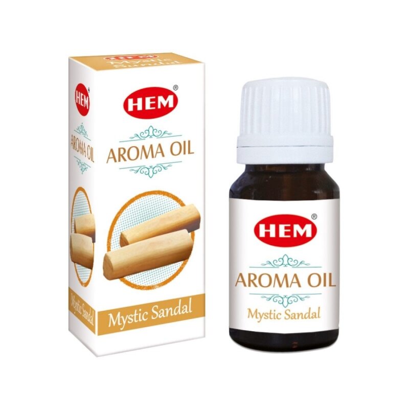 Vonný olej HEM Mystic Sandal – sklenená fľaštička 10 ml