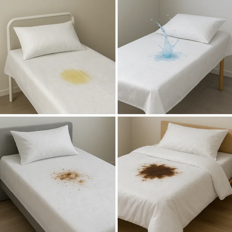 Jednorazové posteľné obliečky – ukážka použitia v nemocničnom prostredí