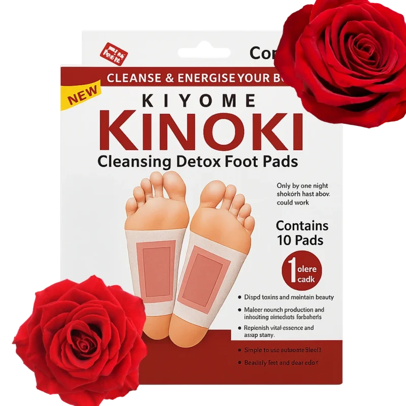 Kinoki detoxikačné náplasti – červená ruža