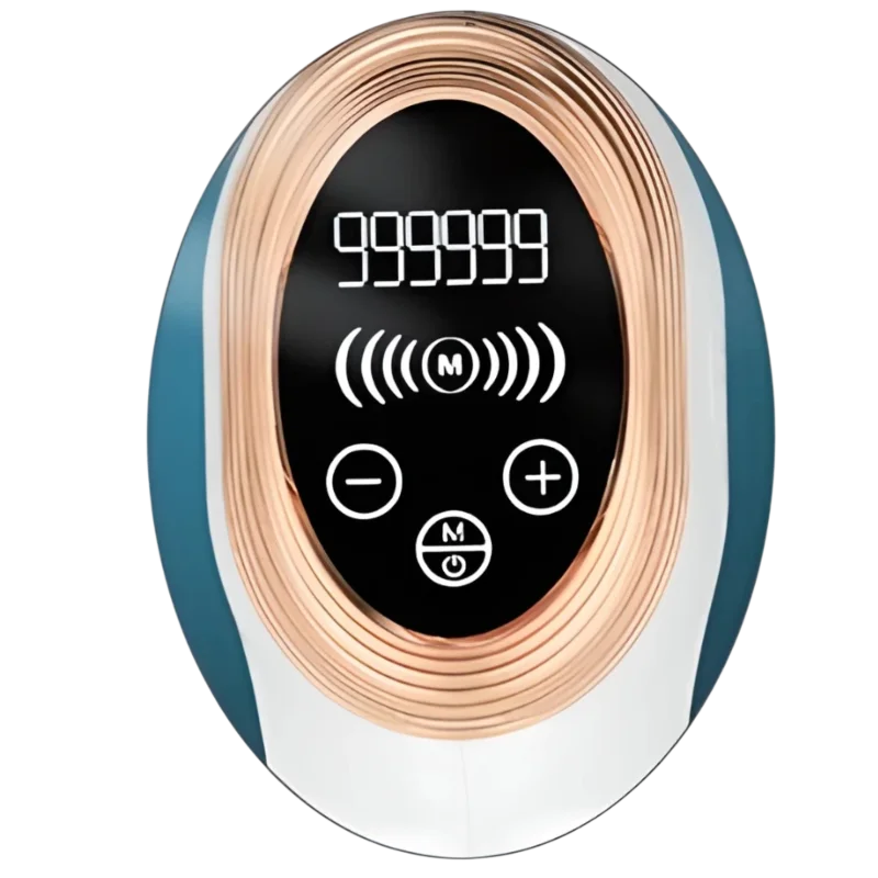 Detail IPL depilátora – ovládanie a svetelné okno