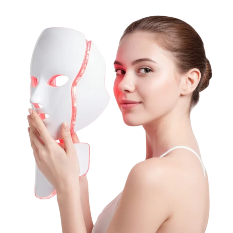 LED maska 7 farieb – príslušenstvo a ovládanie pre domáce použitie