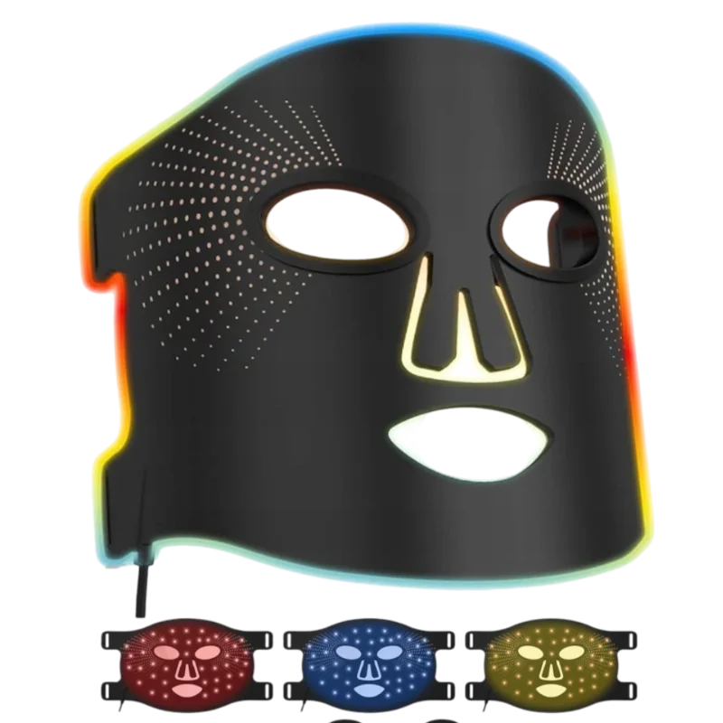 LED svetelná maska – flexibilná silikónová maska na domácu starostlivosť o pleť