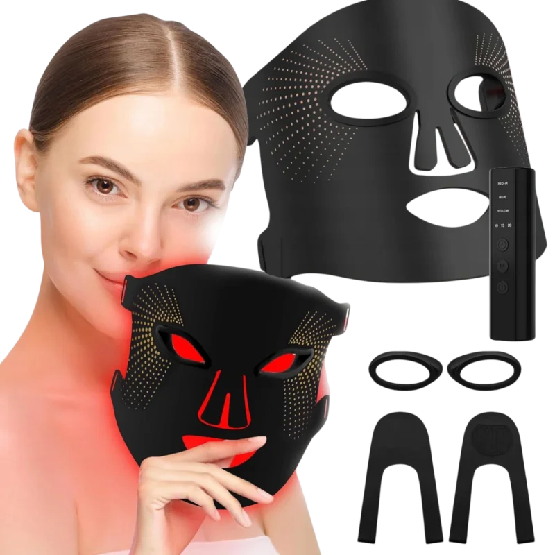 LED maska – pohodlné nosenie bez tlaku na oči a nos