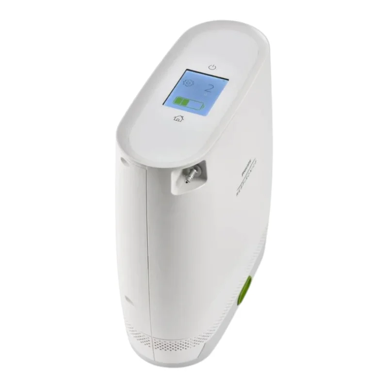 Philips SimplyGo Mini – detail displeja a ovládania