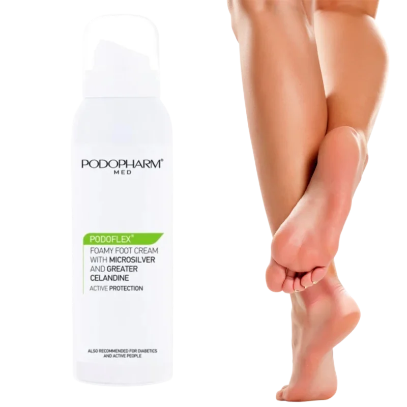 PODOFLEX krémová pena na nohy – balenie 125 ml