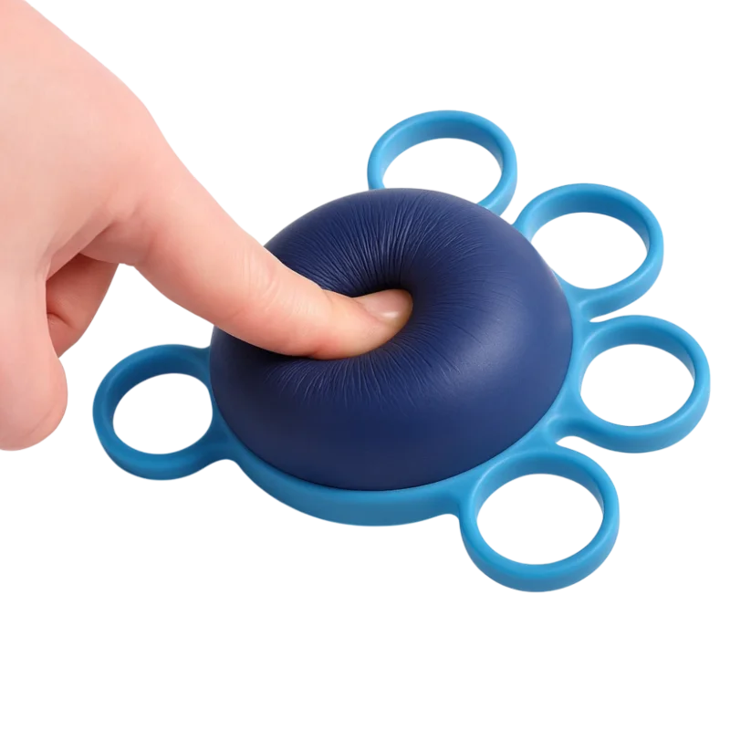 Detail povrchu tréningovej lopty s gumovým úchopom