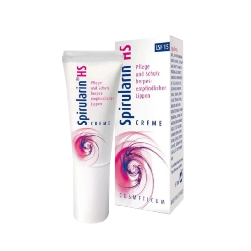 Spirularin HS krém na opary a herpes – prírodná starostlivosť o pery s účinnou látkou Spiralin
