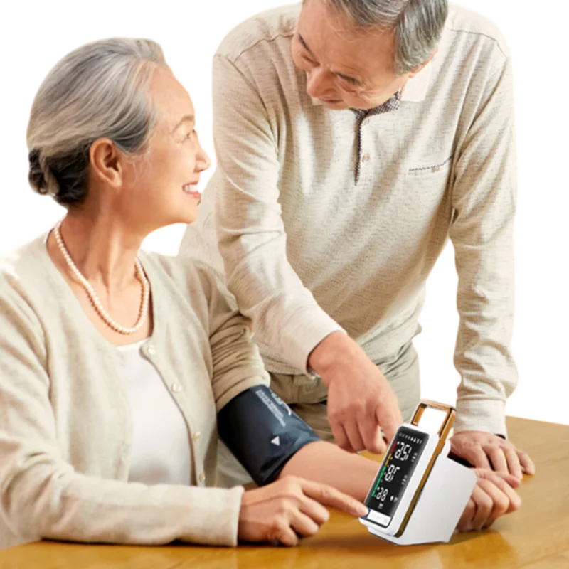 Obsah balenia tlakomeru – zariadenie, manžeta a podstavec