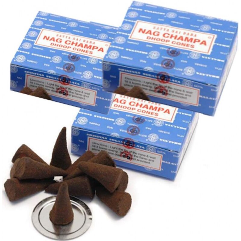 Vonné kužele Satya Sai Baba Nag Champa – balenie