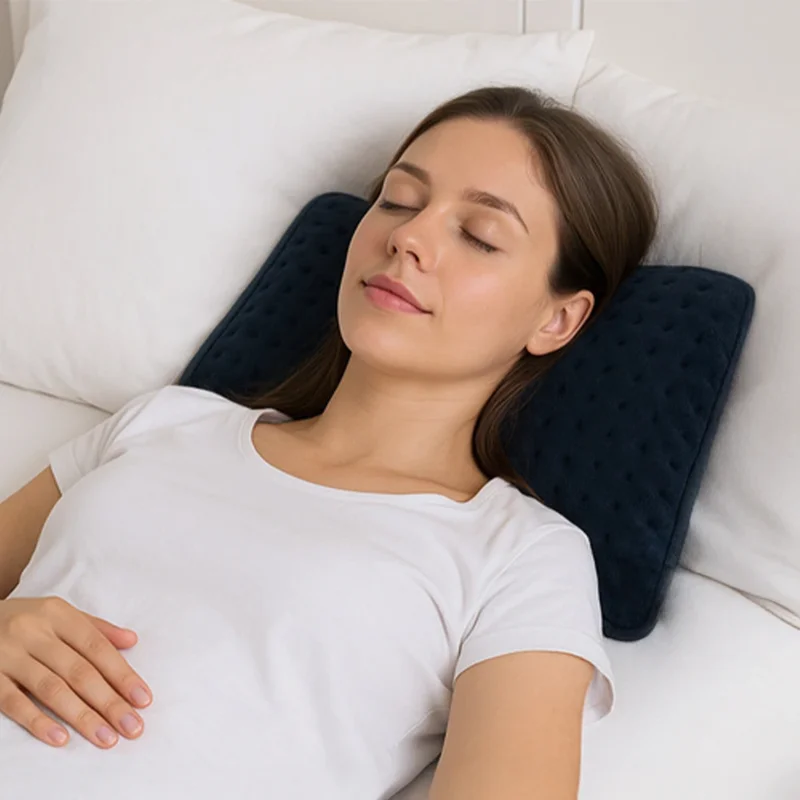 Detail poťahu a regulátora teploty vyhrievacej podušky Ruhhy