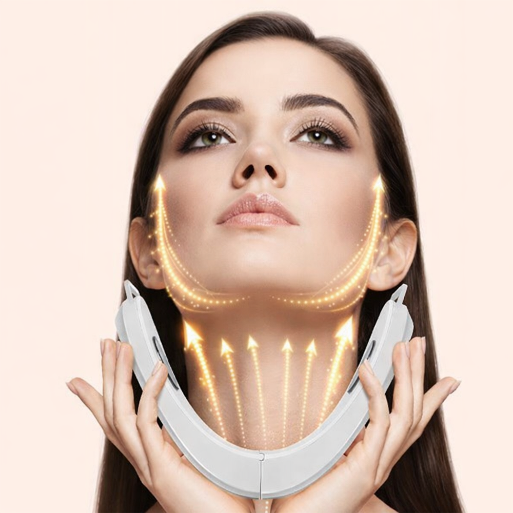 Modelovací EMS prístroj na druhú bradu s elastickým pásom