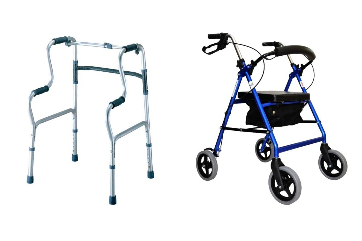 Model statického a mobilného chodítka.